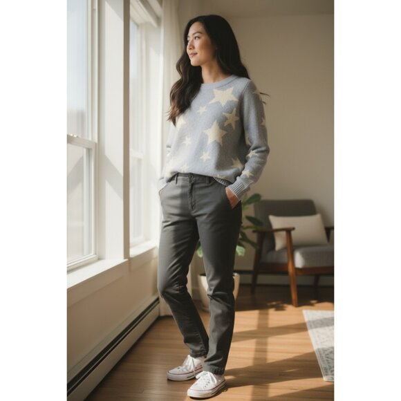 Marled by Reunited Clothing Knit Star Sweater - Picture 2 of 4